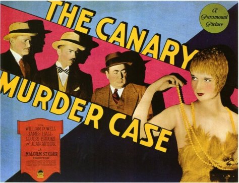 Canary Murder Case The 2