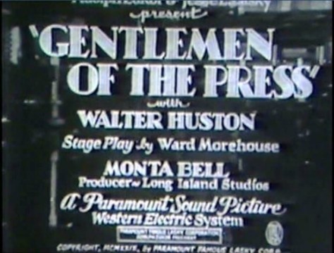Gentlemen of the Press 2