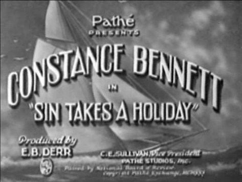 Sin Takes a Holiday 8