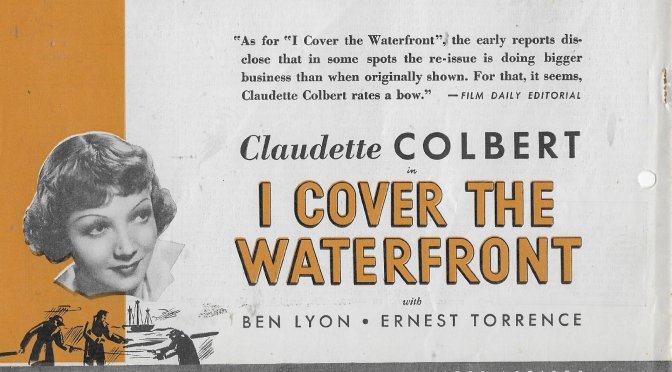 I Cover the Waterfront (1933)
