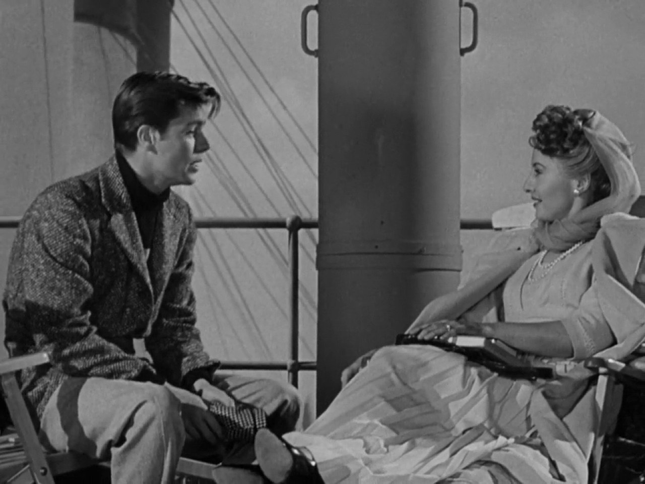 Barbara Stanwyck with Robert Wagner 87
